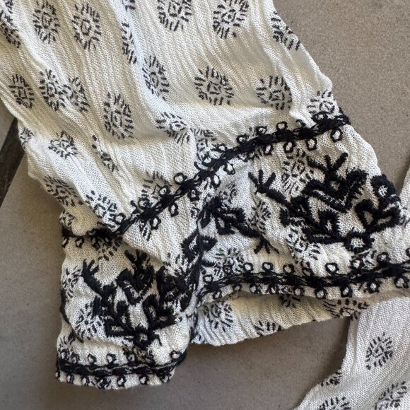 Cortefiel Boho Peasant Blouse – Size L - Picture 5 of 8